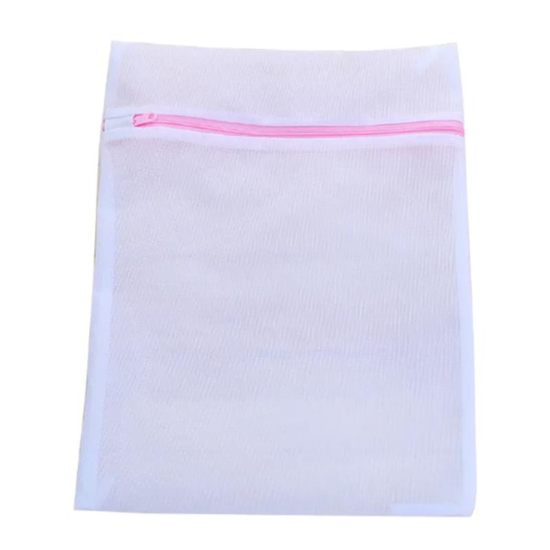 

Складные мешки для стирки белья с застежкой-молнией, сетка для деликатного белья, бюстгальтера, носков, нижнего белья, одежды, защитная сетка для стиральной машины S 1pcs