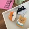 1pc New style acetic acid small fresh sweet corgi small stupid bear grab clip cute girl hair grab shark clip hair accessories