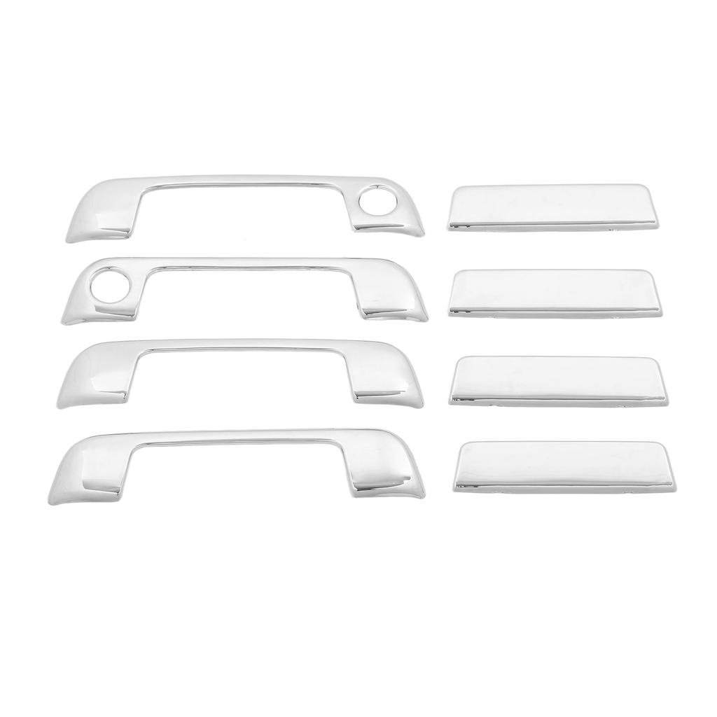4Pcs Car Exterior Door Handle Cover ABS Chrome Weatherproof Replacement for BMW E36 3-Series E34 5-Series E32 7-Series