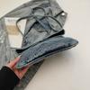 Denim Shoulder Bag Large Capacity Messenger Bag Women's Messenger Bag