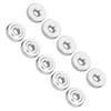 10Pcs GB807 M4 M5 M6 M8 M10 Handle Nut Knurled Thumb Nuts(M3)