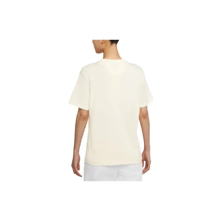 Nike Drop Shoulder Sleeve T Shirt Women's Coconut Milk White (Unisex) T-Shirts DH4256 113
