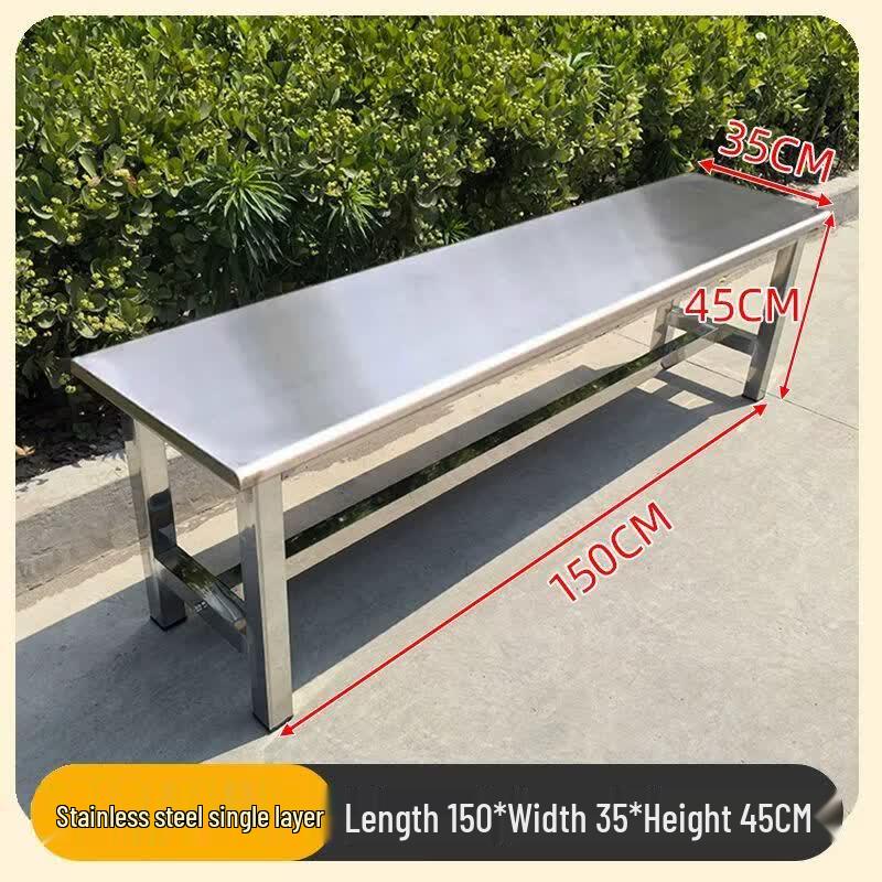 Multi-Purpose 304 Stainless Steel Long Bench