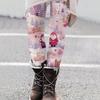 Women's Christmas Print Slim Fit Elastic Yoga Casual Pants