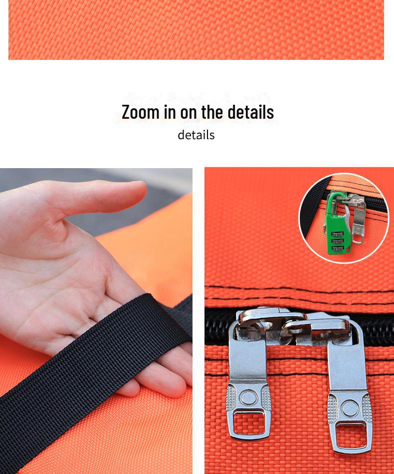 Large Capacity Travel Luggage Bag, 158L - Ideal for Study Abroad, Checked Luggage, Moving, and Storage