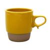 Hamato Hasami Ware Aizome Kiln Stax Mug Yellow 388521 300ml