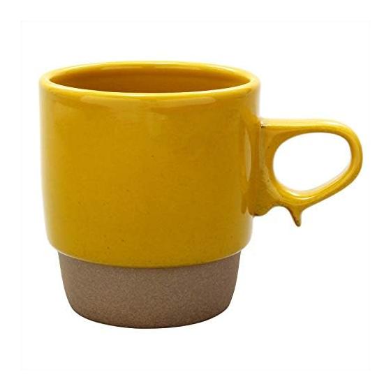 Hamato Hasami Ware Aizome Kiln Stax Mug Yellow 388521 300ml