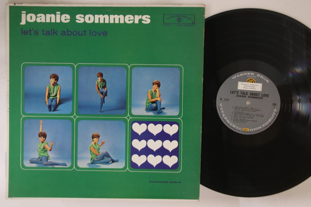 

LP Record JOANIE SOMMERS - Let s Talk About Love W1474 WARNER BROS 1962 US Jazz Used