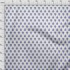 oneOone Cotton Flex Medium Blue Fabric Block Quilting Supplies Print Sewing Fabric By The Yard 40 Inch