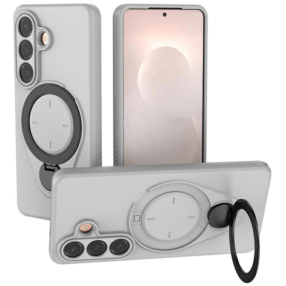 For Samsung Galaxy S26+ Magnetic Case Rotating Kickstand TPU PC Phone Cover