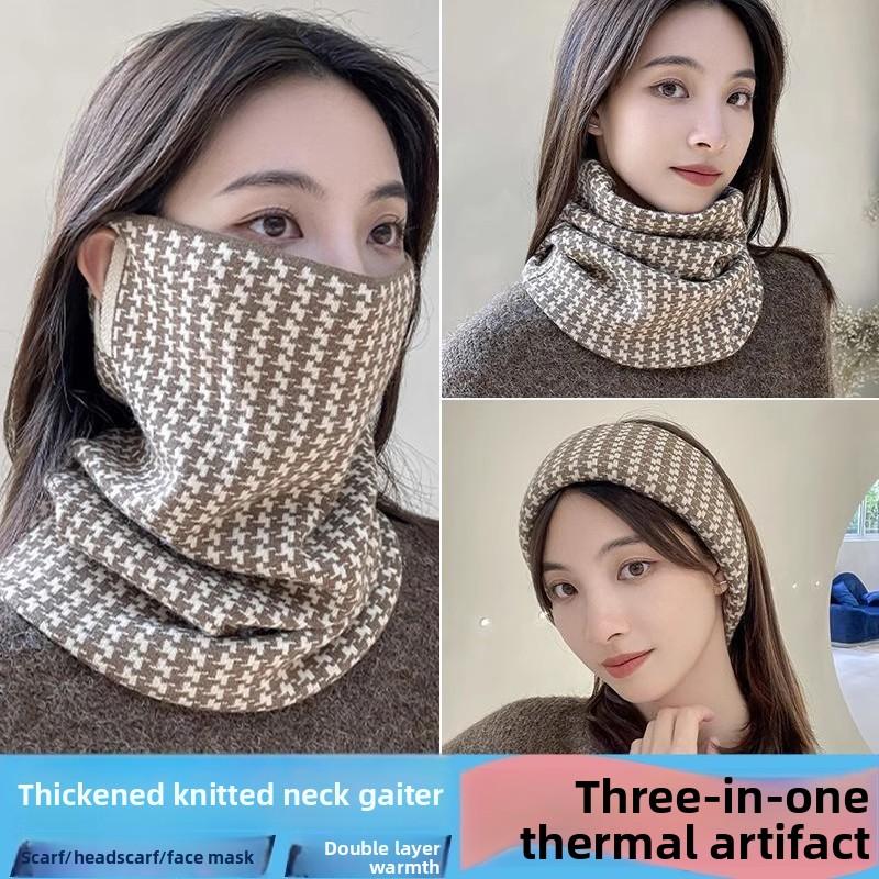 Men's and Women's Autumn&Winter Cycling Neck Warmer Ear-Covering Windproof Versatile Warm Face Mask