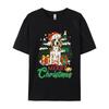 Beagle Christmas Dog Lover Vintage T Shirts Funny Animal Tshirt Print Man Top Vintage Retro Clothing