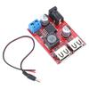 DC 6V-40V To 5V 3A Double USB Charge DC-DC Step-down Converter Module With Wire For Vehicle Solar Controller Charger