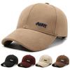 Autumn Winter Men's Hat Embroidered Letter Baseball Cap Outdoor Velvet Thick Warm Cap