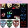 Stunning Led Light Up Mask For Halloween Featuring V For Vendetta Anonymous Design