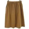 ISSEY MIYAKE Me Made In Japan Midi Length Pleated Skirt Brown Women Used