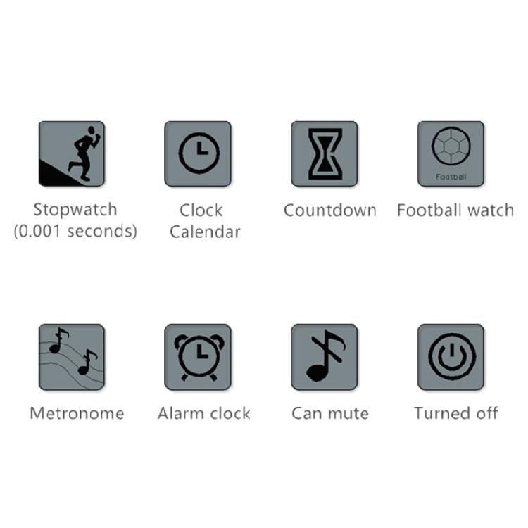 Stopwatch Gesplitste Herinneringen Digitale Sport Stopwatch Timer Scheidsrechter Digitale Stopwatch