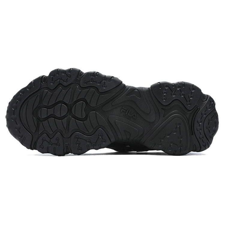 Fila Fluid 5 Cat Paw 5.0 Lace-Up Durable Low-Top Casual Shoes Men Sneaker Black F12M422103FBK