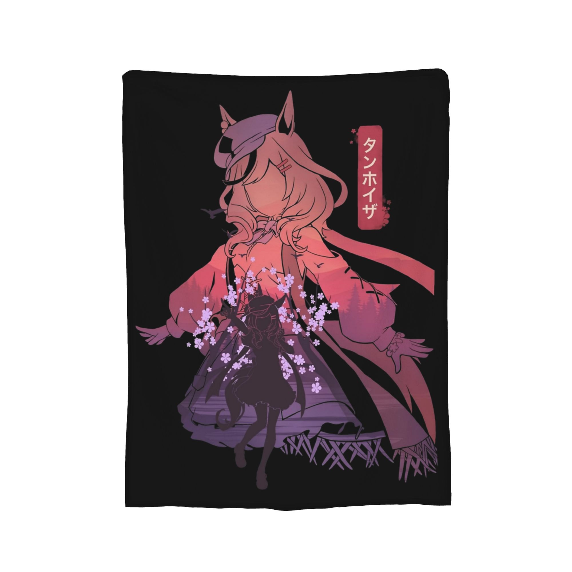 

Mejiro McQueen Uma Musume Anime Blankets Fleece Print Multifunction Super Warm Throw Blanket for Sofa Outdoor Bedspreads 130x150cm