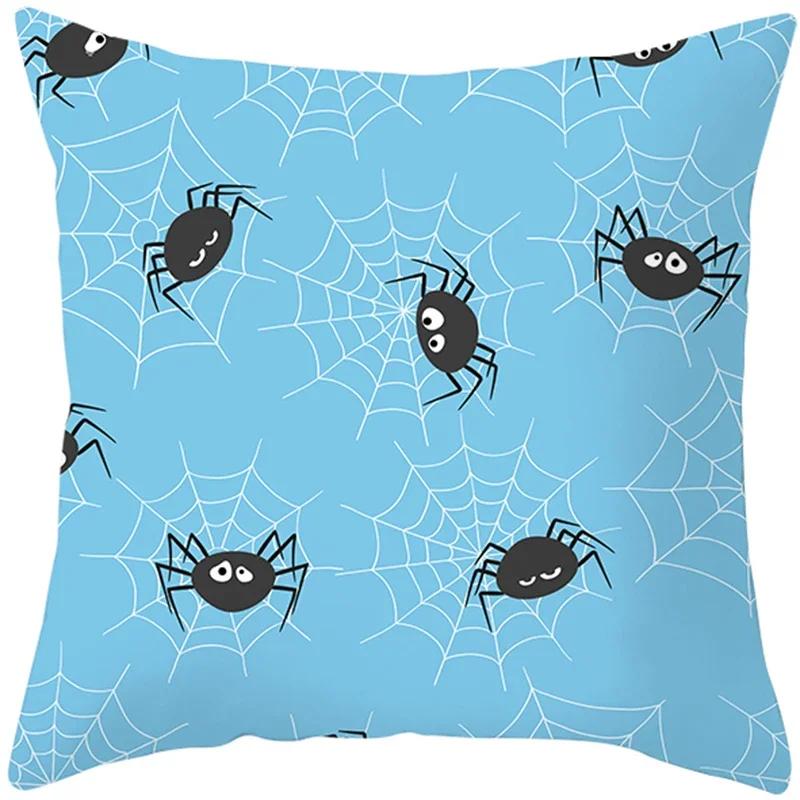 

Осень Хэллоуин Тыква Наволочка x Дюймов Сладость или гадость Фермерский декор Домашние наволочки для диванных подушек для украшения 60x60cm мятный