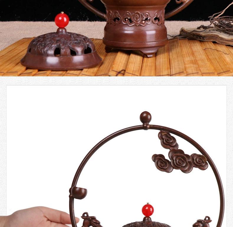 Bluetooth Copper Pixiu Incense Burner Ornament - Backflow Pendant for Home Decor