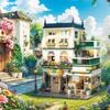 998PCS City Flower House Building Blocks Creative Plant Villa Model Bricks Desktop Decoration Diy Toy For Kids Holiday Gifts No Box
