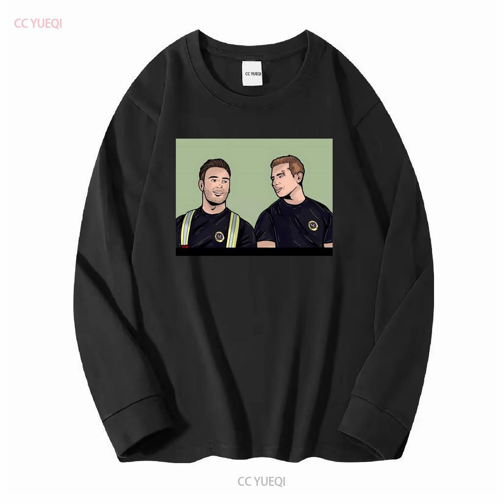 HOT SALE Buddie Evan Buck Buckley And Eddie Diaz Retro Vintage T Shirt S 5XL Vintage Washed Soft Graphic Streetwear Unisex
