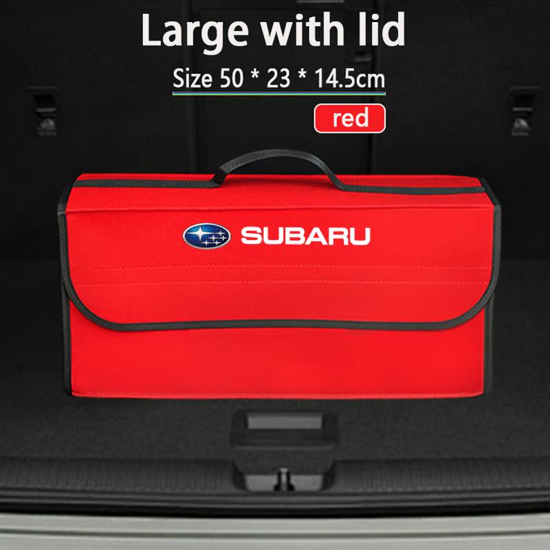 Car Trunk Storage Bag Felt Cloth Organizer Box Toolcase Auto Accessorie For Subaru STI XV Forester Outback Legacy Impreza Levorg X7