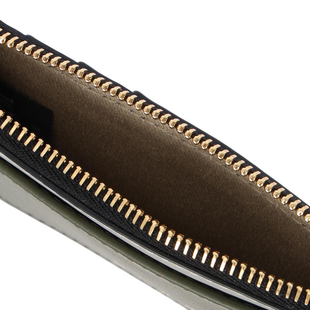 Card Case PFMO0025U4LV589 BROWN [Marni] Women's MOSSTONE/PELICAN/GOLD [Item]