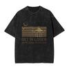 Project Hail Mary Washed Tshirt Unisex Women Summer Cotton Clothing Casual Fashion Round Neck Short Sleeved Tee Streetwear
