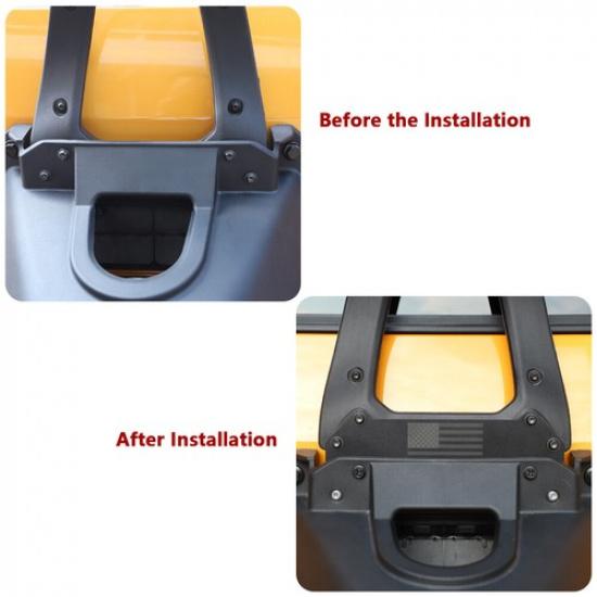 Iron Spare Tire 3rd Brake Light Extension Increase Bracket For Ford Bronco +