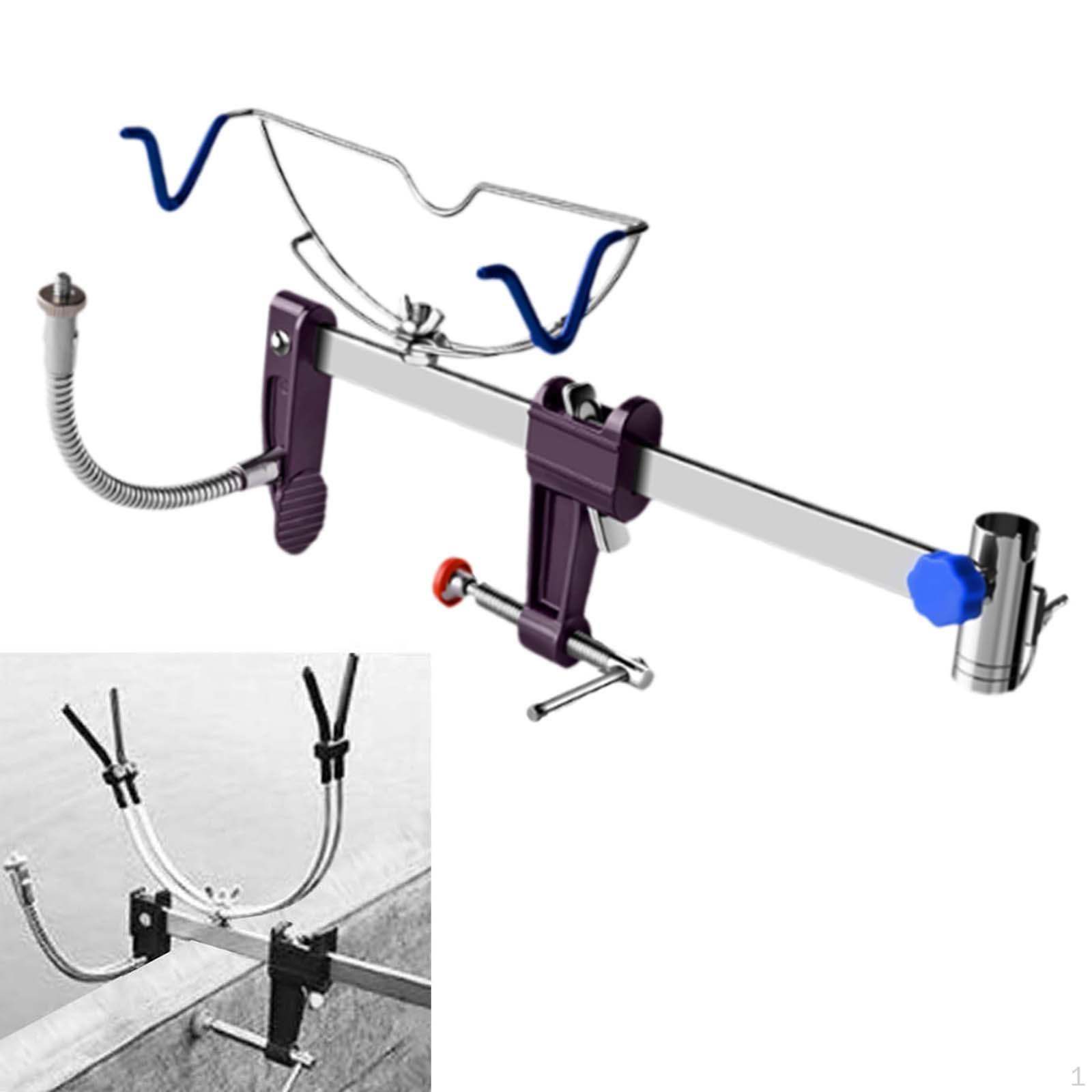 

Кронштейн для держателя удочки для инструмента для пляжной лодочной снасти с регулируемым зажимом 35