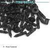 ACROPIX 20pcs Universal 6mm Black Door Trim Fender Push Rivet Fasteners Automotive