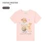 Teenie Weenie Kids' Floral Print Short Sleeve T-Shirt