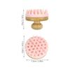 Hair Massaging Scalp Brush Soft Bristles Deep Clean Scalp Exfoliator Shampoo Brush Head Scrubber Relaxing Shower Hair Care