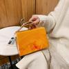 Fashion acrylic box bag  new European and American candy color portable dinner bag chain messenger bag