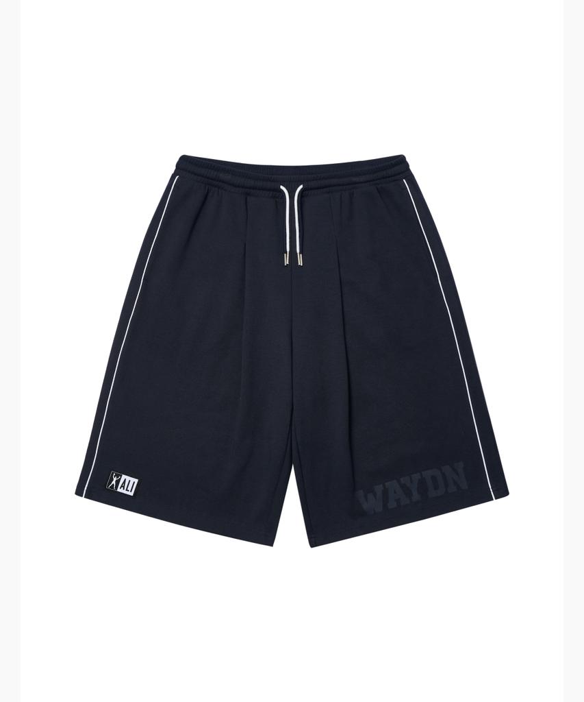 Weideun [Ali] Patch Symbol Bermuda Pants Navy