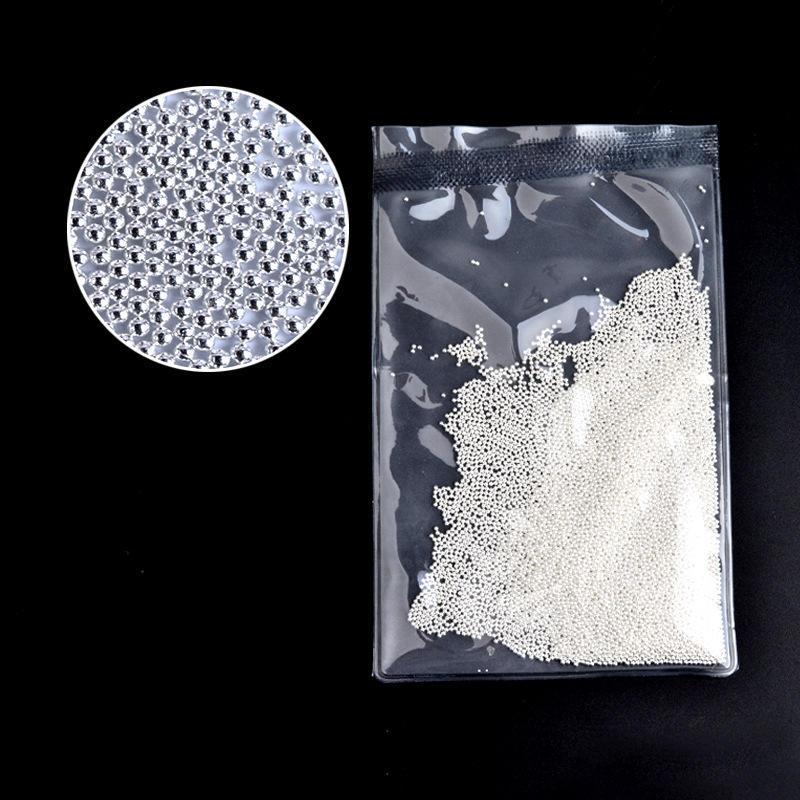 

50 г 1 мм бусины-шармы для украшения ногтей, микрошарики, стальные икры, металлические шарики, золото, серебро 50g серебряный