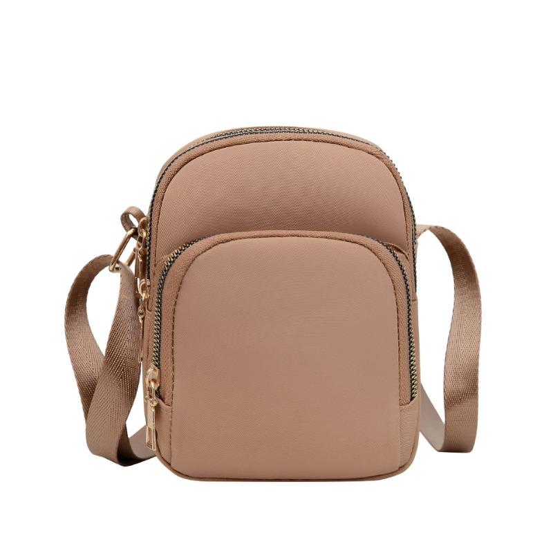 New Women Casual Shoulder Phone Bag Lightweight Crossbody Small Bag Waterproof Nylon Coin Purse Mini Women Bag