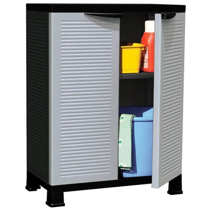 VidaXL Plastic Cabinet 68x39x92 Cm, 68 X 39 X 92 Cm (W X D X H), 9kg