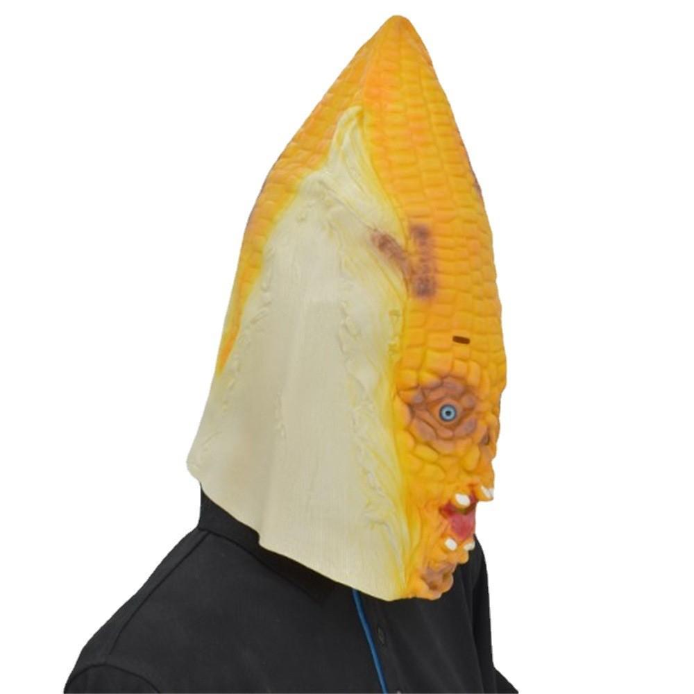 Corn Monster Mask Latex Cosplay Costume For Halloween Parties