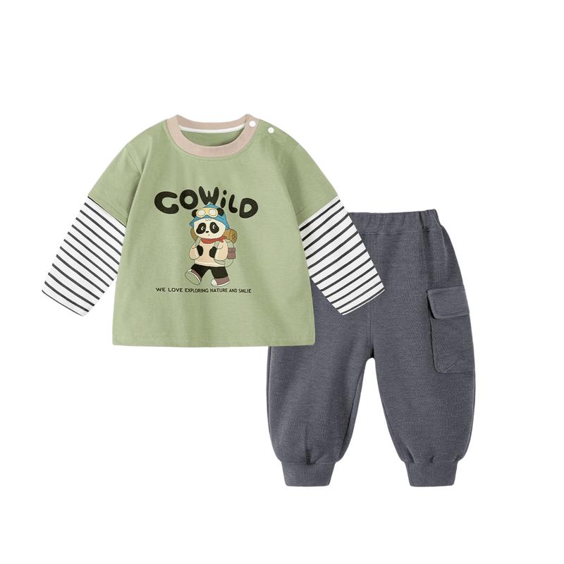 

Baby & Toddler Casual Long Sleeve Top & Pants Set 80