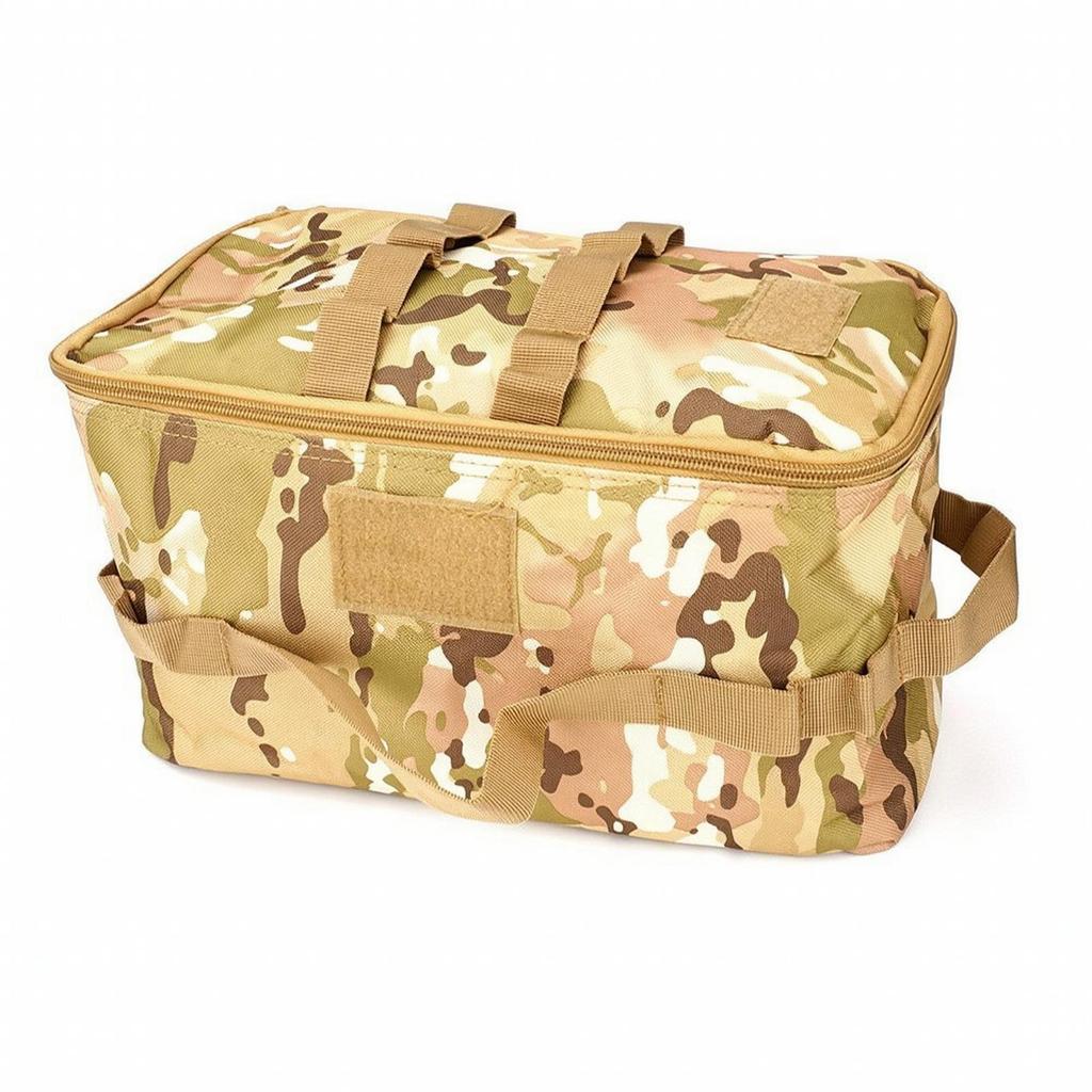 Portable Utility Bag with Interior Dividers Spacious Soft-Sided Storage