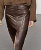MASSIMO DUTTI Leather Pocket Midi Skirt