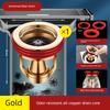 New Model Anti-Odor Drain Device for Bathroom, Universal Inner Core Anti-Backflow Valve, Anti-Odor Gadget for Drain Pipes, Sealing Cover