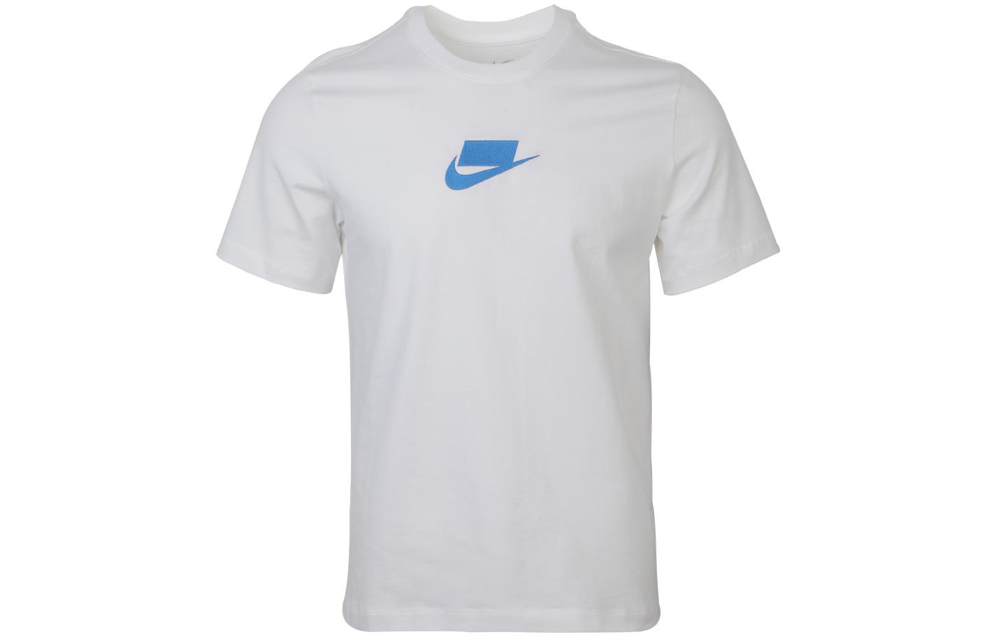Nike T Shirts Men s White Crew Neck Moderate CQ5347-100 S