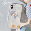 Japanische und koreanische süße Enten Geeignet für iPhone15promax Apple 16 Handyhülle 14 Silikon Süß 11 Rundumschutz 13