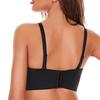 Full Support Non-Slip Convertible Bandeau Bra Strapless Push Up Plus Size Seamless Bra Underwire Convertible Smoothing Unpadded
