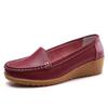 Women Shoes Soft Leather Shoes with Heels Loafers Black Flat Shoes Women's Moccasins Casual Flats Female Footwear
