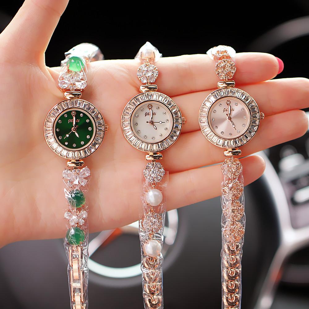 Brand Women's Watch Light Luxury Fashion Wristwatch High Quality Diamond Pearl Waterproof Ladies Jewelry Bracelet Watches Gift